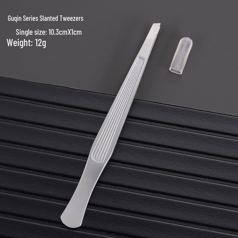Multi-Use Stainless Steel Tweezers for Eyebrow Shaping, False Eyelashes, Facial Hair & White Hairs