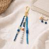 DIY Handmade Bead Keychain Hanging Decoration Car Key Ring Fashion Bag Keychain  Jewelry Gift