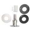 22mm Thru Hull Exhaust Skin Fitting Socket 316 Stainless Steel Tube Pipe Socket for Yachts Ship Diesel Heater Vents