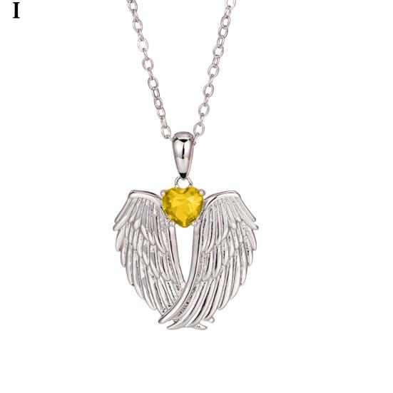 Women Necklace Irregular Shape Stone Tassel Faux Jade Safe Lock Pendant Vinatge Ethnic Style Adjustable Extended Length