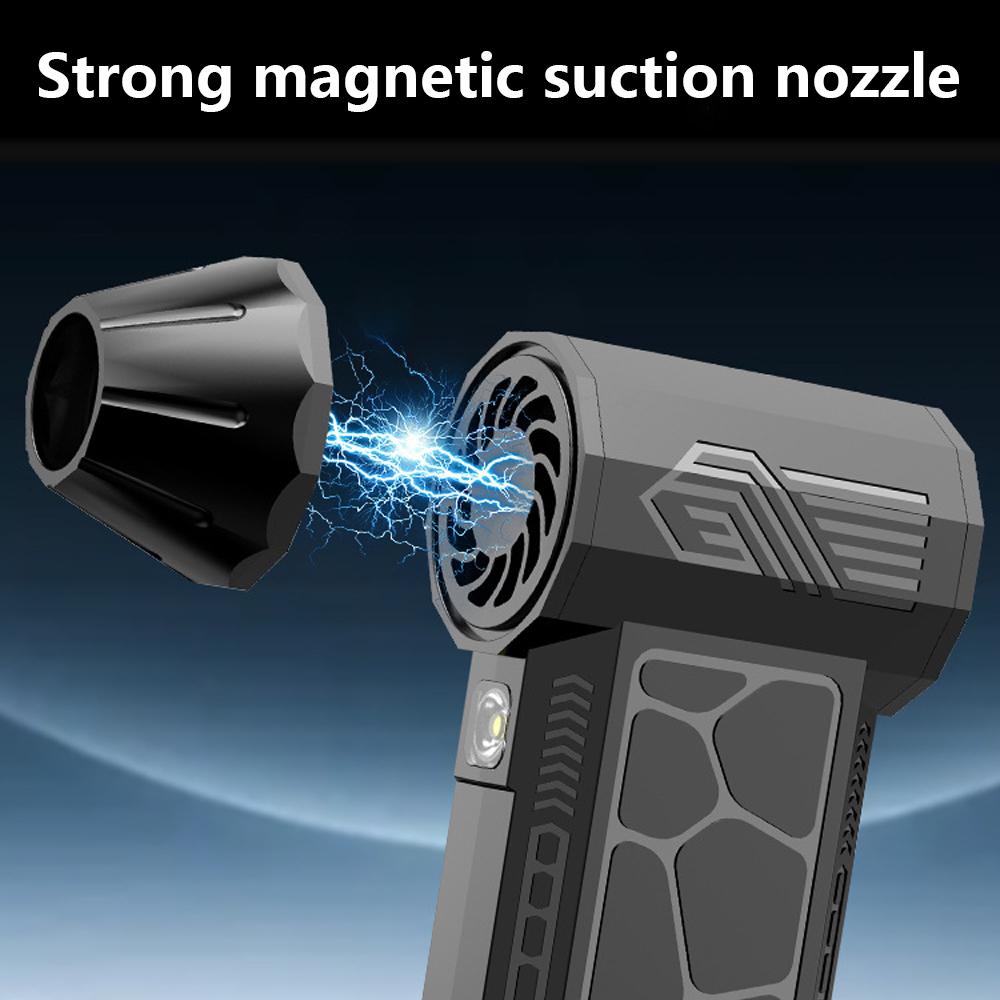 Violent Vortex High Speed Fan 130000RPM Outdoor Wireless Portable Mini Handheld Hair Dryer for Travel Camping Styling