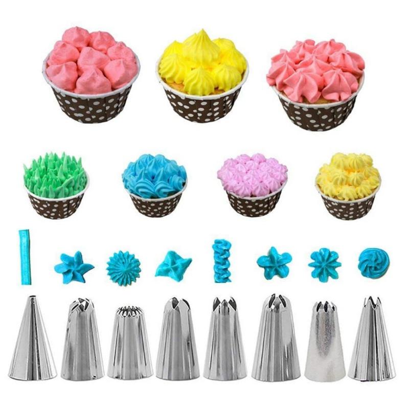 14PCS Cake Decorating Mouth Set Baking Decoration Tool Pastry Nozzles,1PCS Pastry Bag,1PCS Converter Blue 14PCS Cake Decorating Mouth Set Baking Decoration Tool Pastry Nozzles,1PCS Pastry Bag,1PCS Converter Blue