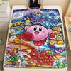 Kirby3 Daily Comfort Leisure Blanket, Flannel Blanket with Print Design for Sofa, Bed, Picnic & Journey.-TING