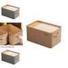 Modern Minimalist Fabric Storage Bin With Foldable Design For Clothing And Toy Organization