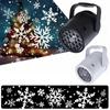 Rotating Snowflake Projector Light, Christmas Holiday Decoration Ambient Lamp, Stage Light for Home Party Decor