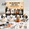 Forniture Artistiche Educative per Principianti Set Artistico Fai-da-te Cane di Halloween 3D Kit Cucciolo con Perline Kit per Creare Braccialetti Carini Animale Adulti Decorazione Scrivania Casa