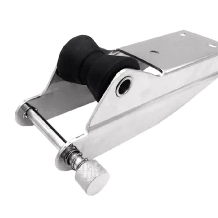Boat Roller Bracket Marine Accessories with Quick Release Pin Stainless Rollers Fixed Holder Bracket