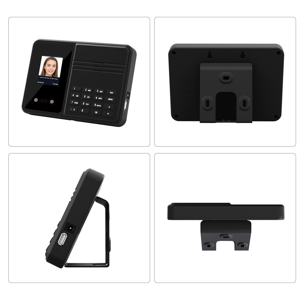 Time Clock Attendance Face Recognition with Password Palm Print Facial for Employees Access Control Machine Support