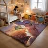 Fußmatte Weicher Flanellteppich Rutschfeste Saugfähige Matte für Badezimmer Schlafzimmer Heimdekoration Anime RE ZERO Hängend Bohemian
