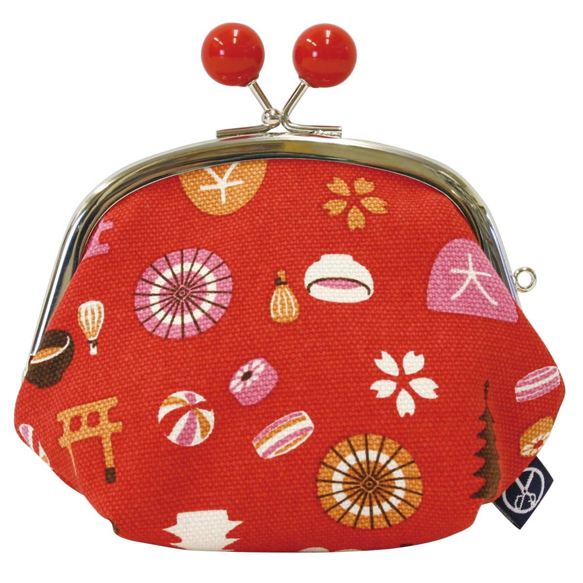 

Maeda Senko Goshiki Киото Лимитированная серия Кошелек с застежкой с ластовицей и красный H12 x Ш12 x Г6см Ханпу-до [КИОТО ЯПОНИЯ] 3,5 дюйма (с бисером) Размер прибл.