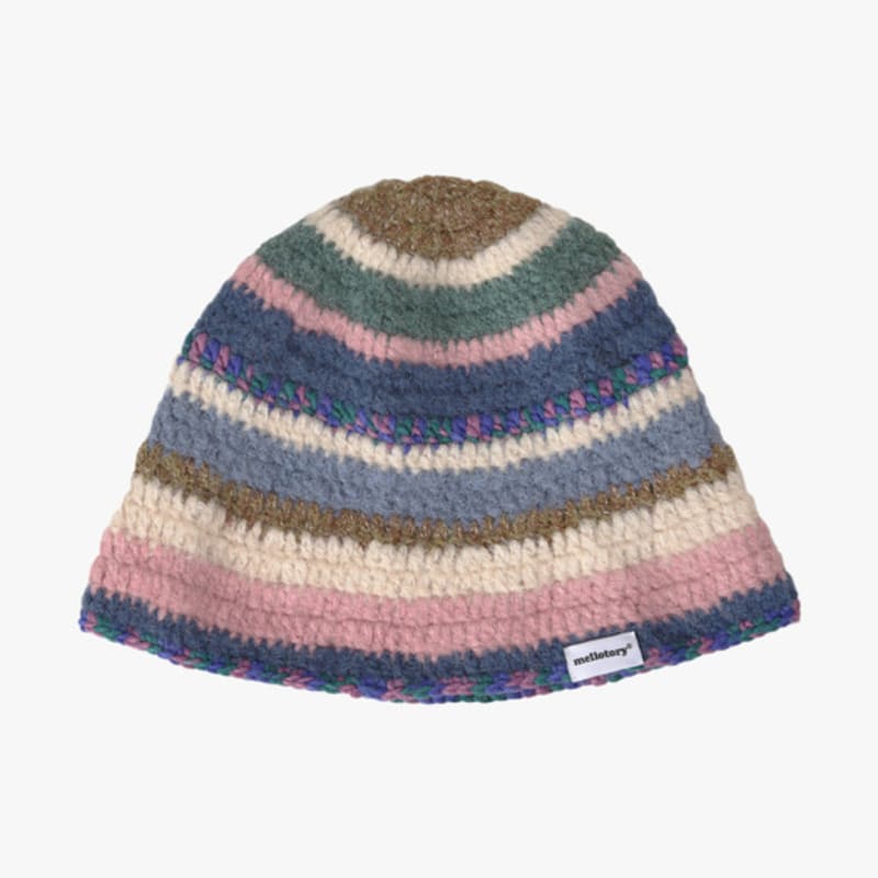 Mellotory Bohemian Knit Hat (Mix Pink)