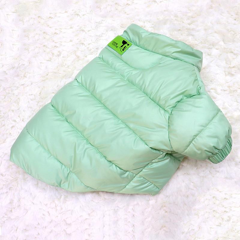 Thick Warm Cotton Dog Coat French Bulldog Pug Short Body Breeds Winter Pet Clothing In Solid Colors M-XXXL