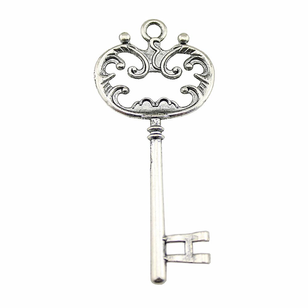 Key Charms Multi Color Alloy Key Tools Pendants For Gothic Themed Jewelry