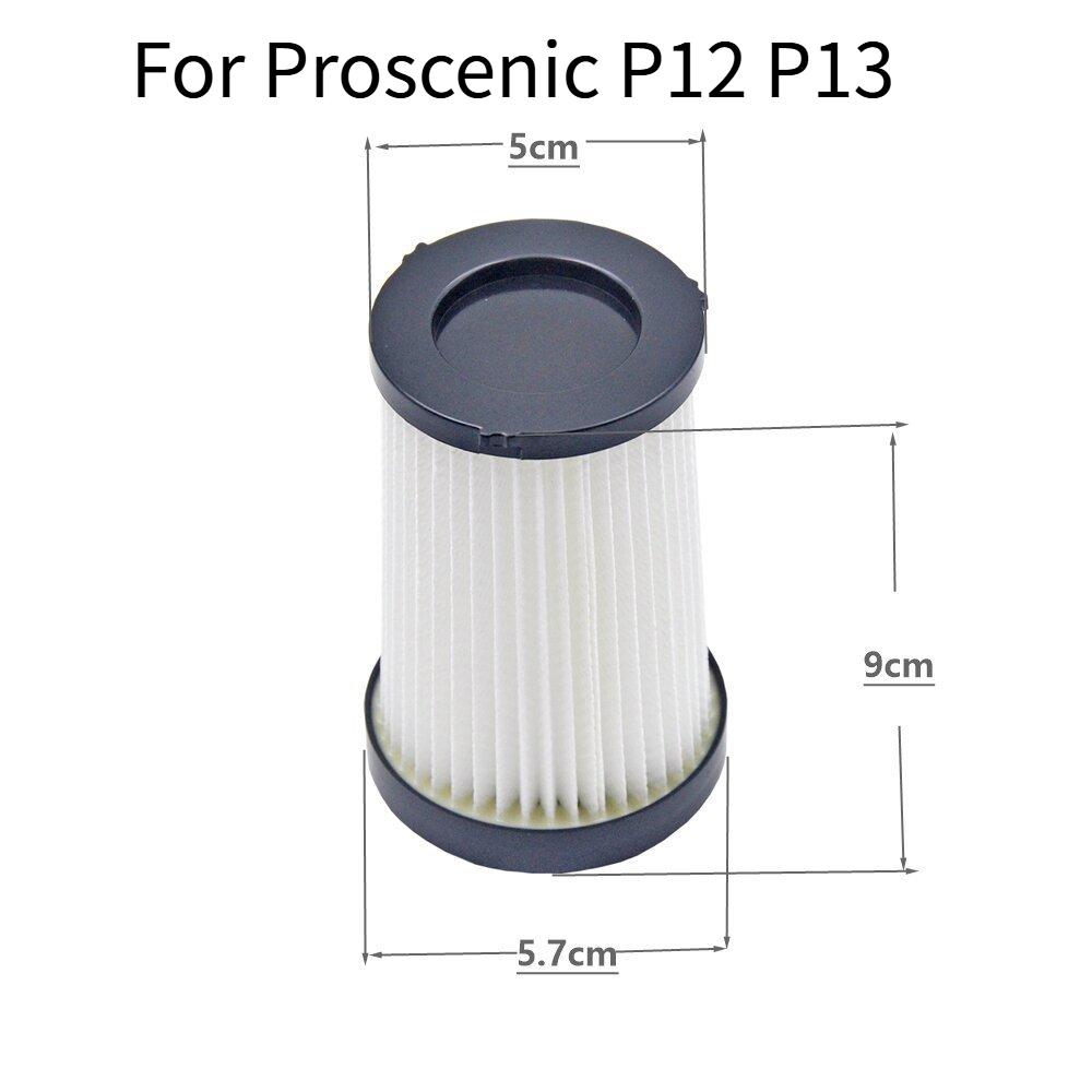 

For Proscenic P12 P13 vacuum cleaner accessories, HEPA filter element, HEPA Pupu filter