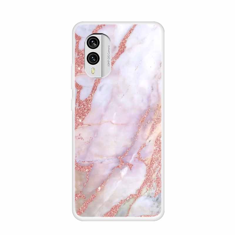 For Nokia X30 5G Case C31 C20 C10 Clear Marble TPU Soft Silicone Print Cover for NOKIA C31 X 30 Transparent Para On for NokiaX30