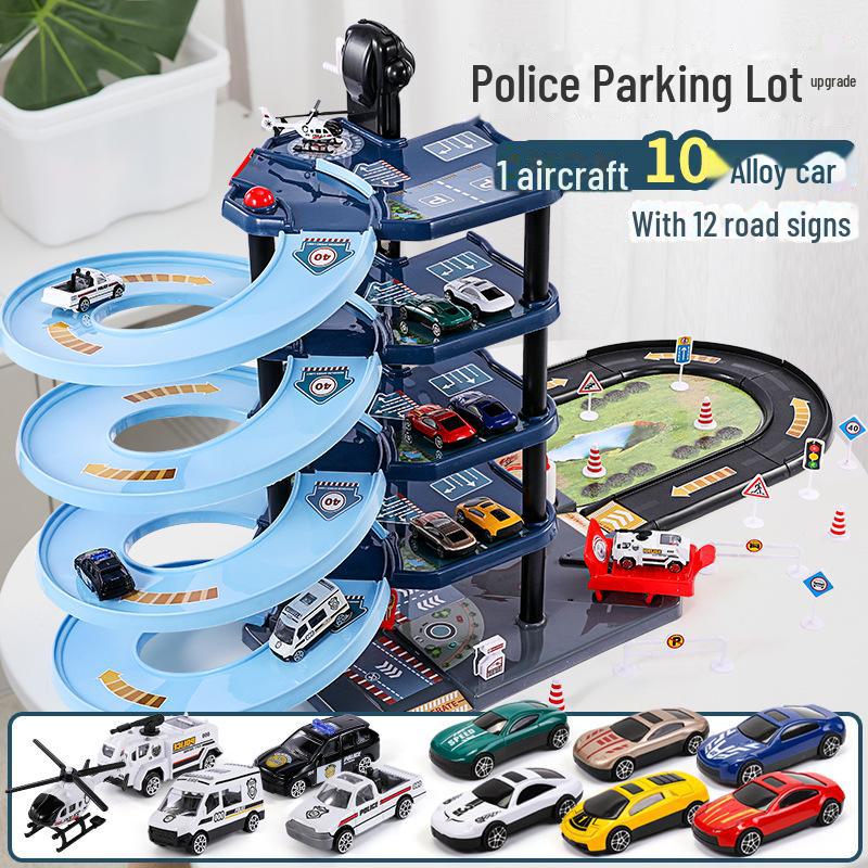 

«Детская легкосплавная парковочная башня»: Многоуровневый игровой набор «Подъемное приключение»