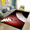 American Football  Rugby  Area Rug Large,Carpet Rug for Living Room Bedroom Sofa Doormat Decoration,  Kids Non-slip Floor Mat 3D