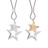 Five-pointed Star Hollow Necklace Female Temperament Niche Collarbone Chain Korean Version Student Simple Jewelry