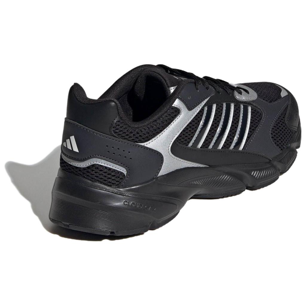 Adidas Crazy Chaos 2000 Mesh Fabric Comfortable Versatile Non-Slip Wear-Resistant Low-Top Casual Shoes Men Sneakers Black Silver JP5666