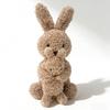 38CM Creative Mother and Child Rabbit Plush Toys Soft Stuffed Cartoon Animal Doll Appease Toys for Birthday Gifts