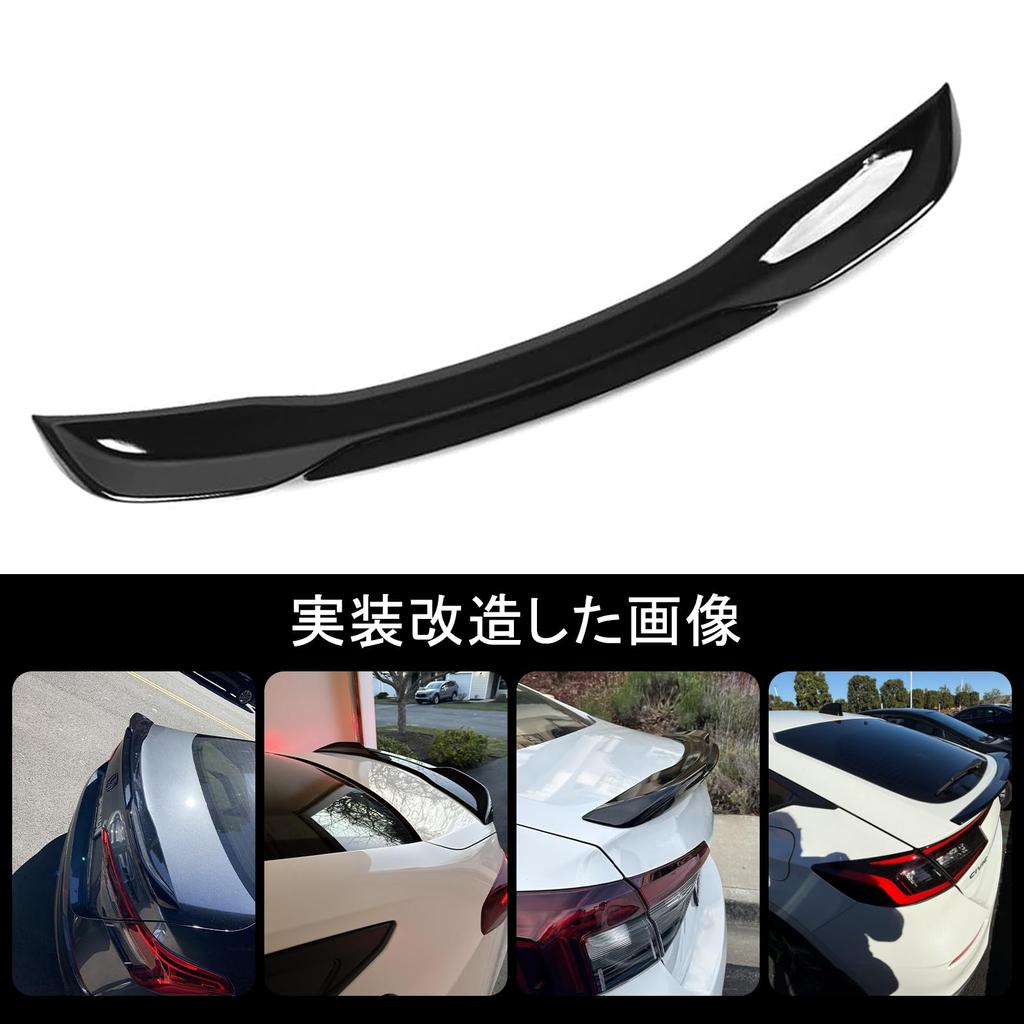SYAYOUHIN Rear Spoiler for Honda Civic Type R GT Exterior Aero Scratch Reduction and Sporty Look Modification Dummy Fender Corner Covers Gate FK7/FK8