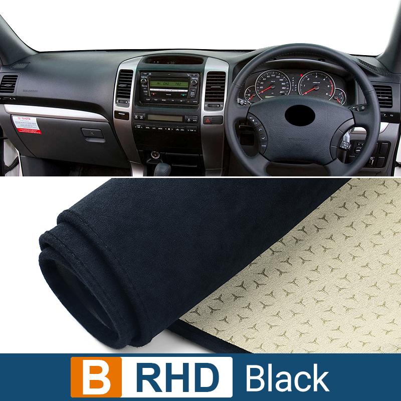 Car For Toyota Land Cruiser Prado 120 J120 2003-2006 2007 2008 2009 Dashboard Cover Avoid Light Pad Anti-UV Carpets Non-Slip Mat