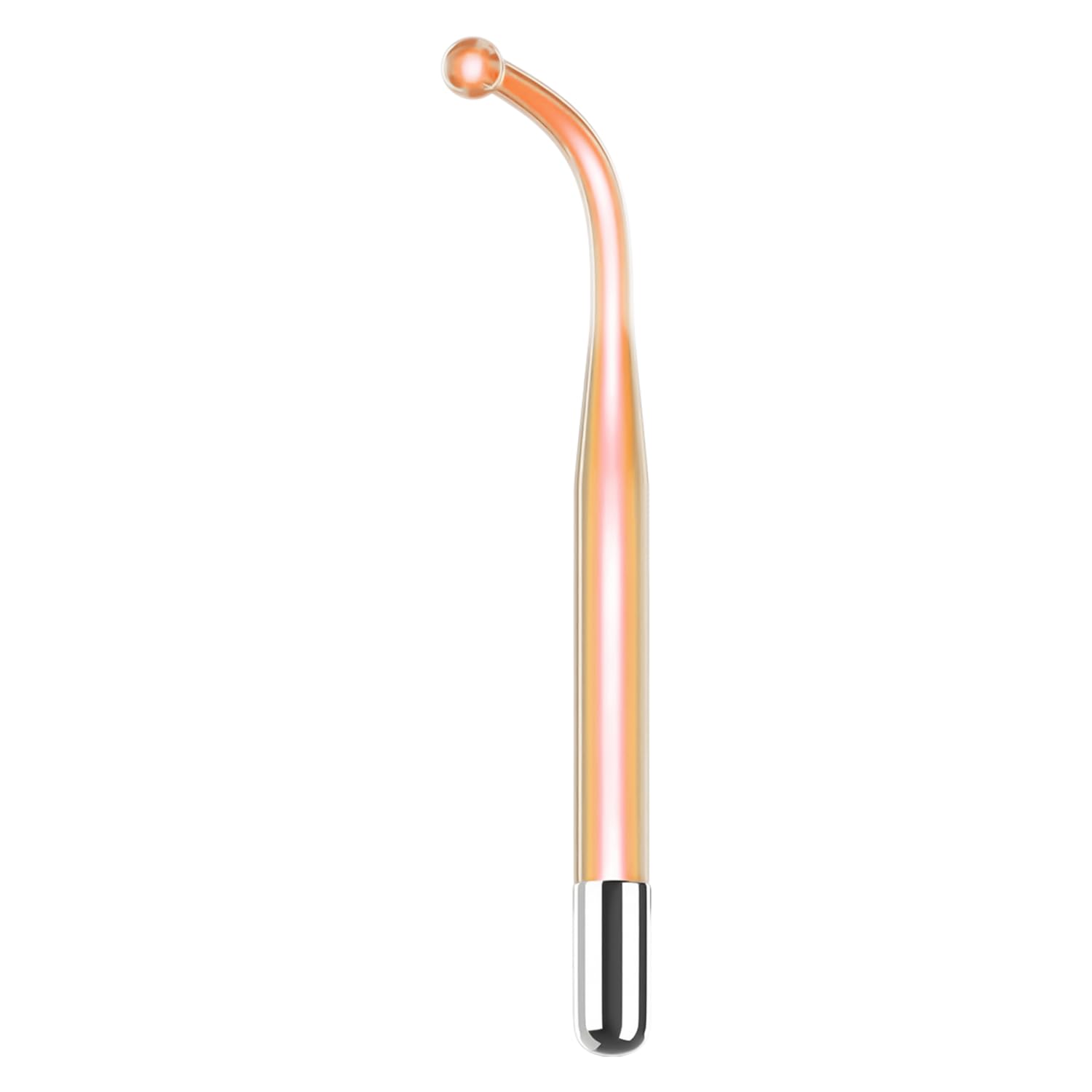 High Frequency Bend Glass Tube Replacement for TUMAKOU High Frequency Facial Wand - Orange Accessory (Bend Tube)