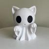 3D Print Ghost Ornaments Plastic Kitten Ghost Ornaments  Desktop Decoration