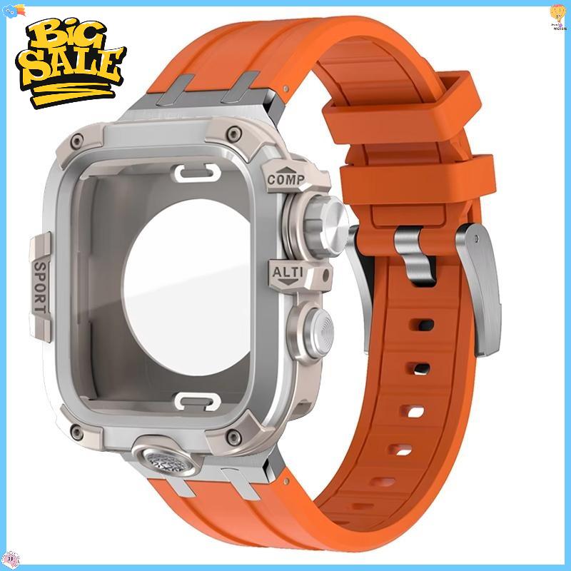 Vollständige Hülle + Armband für Apple Watch Ultra 3 2 49mm Harte Stoßstange GWG Style Displayschutzfolie für iWatch Series 11 10 46MM 45MM 4