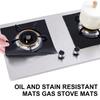 4/16PCS Reusables Kitchen Gas Stove Top Liners Mats Gas Stove Protectors Oil and Stain Resistant Protections Pads