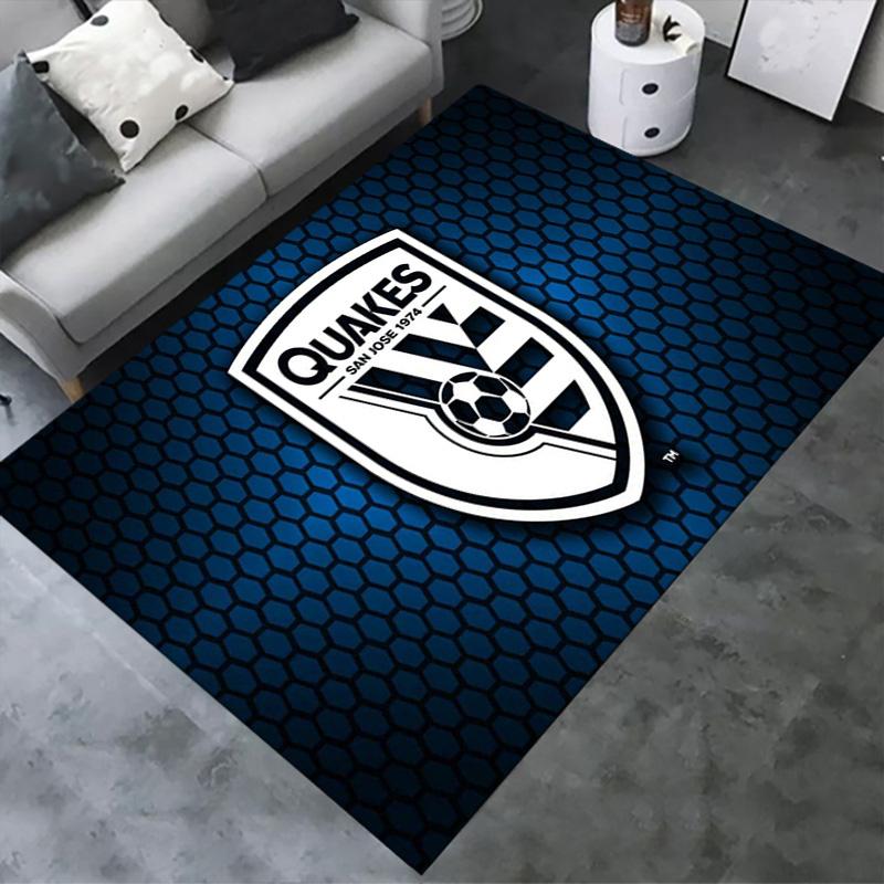 San Jose Earthquakes Carpet Rug for Living Room Bedroom Home Sofa Decoration,Kids Play Non-slip Floor Mat