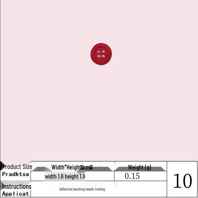 Korean Cartoon Embroidered Cloth Patch – Handmade Applique for DIY