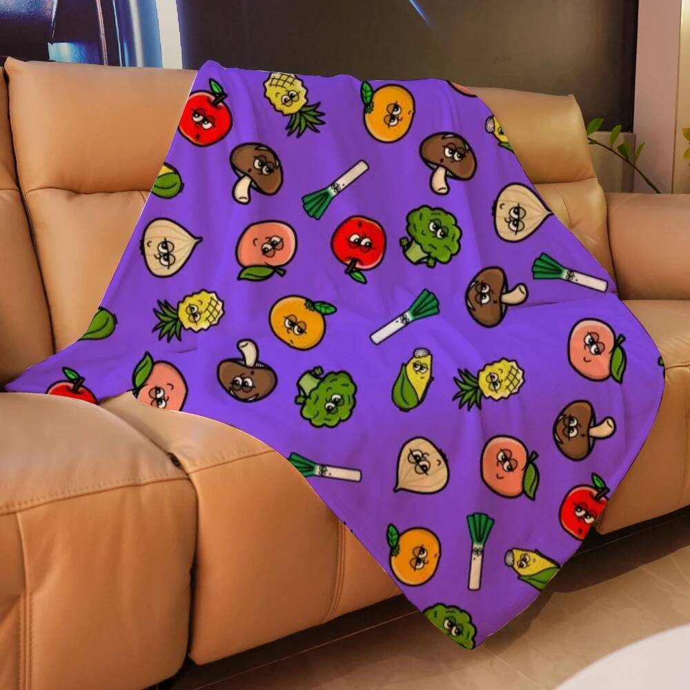 blankets Cartoon Cute Blanket Soft and Comfortable Children's Nap Blanket Portable Travel Flannel Blanket