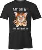 MY CAT AND I TShirt Tee Short-Sleeved Cotton CLOTHING PETS S1BCA56