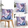 Koningin F-Frozen Prinses Elsa Vlinder Kussensloop Kussenhoes Kussensloop Vintage Kussenslopen Voor Stoel Bank Woondecoratie