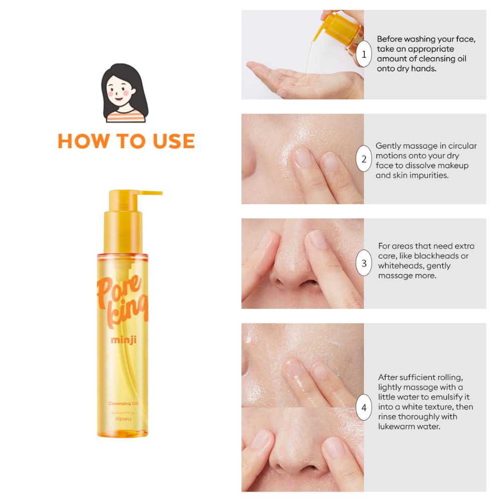A`pieu Pore King Minji Cleansing Oil 150ml