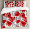 Peony Duvet Cover Sets For Girls Women Quilt Covers Lightweight Down Room Decor Queen Size 2 Pillowcase 1 Duvet Cover No Quilt