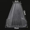 Transparent Conical Windproof Seedling Protection Bell - Rainproof, Heat Retention, High Transparency Cover