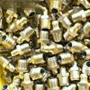 Universal Pure Copper Grease Zerk Set: M6, M8, M10, M12, M14, M16 - Extended Filling Excavator Oil Cup.