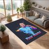 Erling Haaland Printed Crystal Velvet Rug Non‑Slip Crystal Velvet Carpet For Sofa Bedroom Indoor Home Decoration