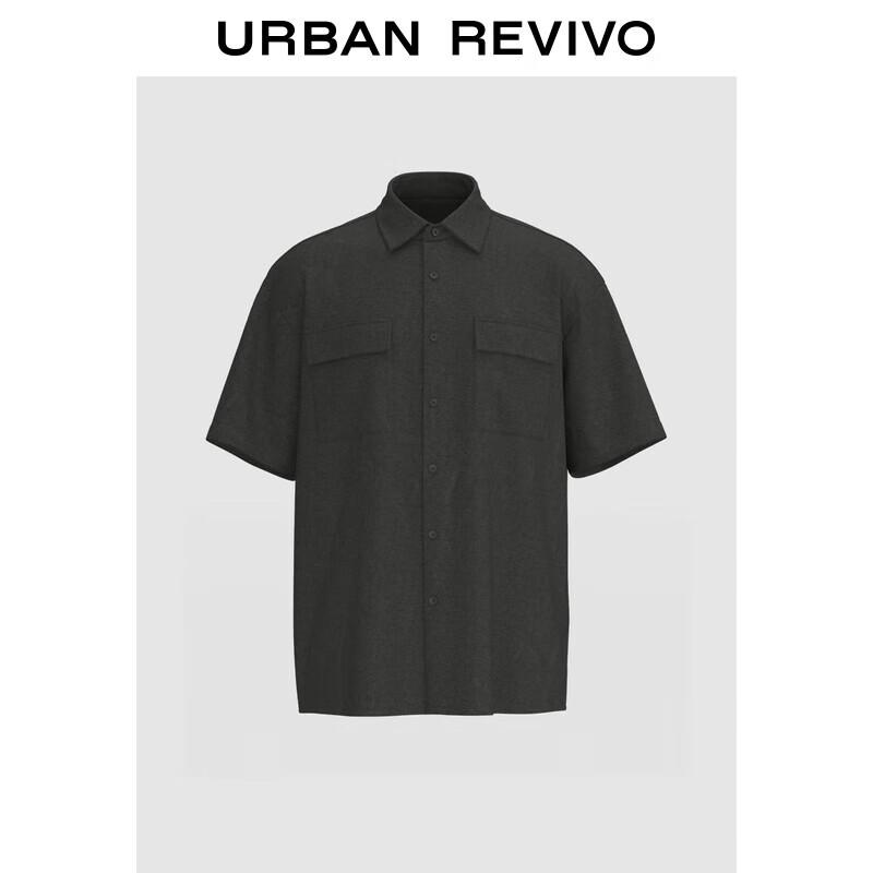 UR Men s Summer Double Pocket Lapel Shirt M