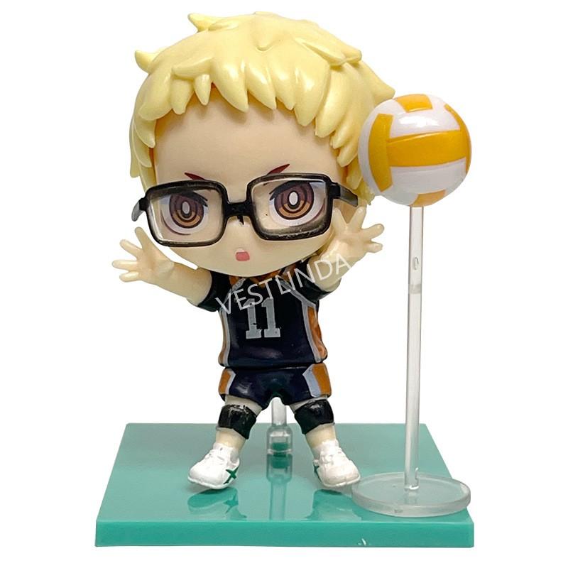 Volleyball Junior Q Version Hand-made  Collection Model Series PVC Doll Decoration Classic Anime Character Model Toys