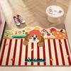 Cartoon Puppy Entrance Door Floor Mat Silk Ring Can Be Cut, Dirt-Resistant And Easy To Take Care Of, Door Floor Mat Entry Door Mat
