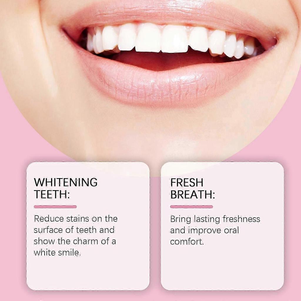 Oralhoe tooth powder gently cleanses yellow teeth, plaque, and odors, providing a clean and refreshing daily care for beautiful teeth