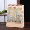 2026 Chinese Style Year of the Horse Red Desk Calendar – Creative Cut-out Design