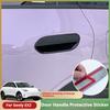 For Geely EX2 Door Handle Protective Cover ABS Scratch-resistant Door Bowl Handle Carbon Fiber Pattern Sticker Car Accessories