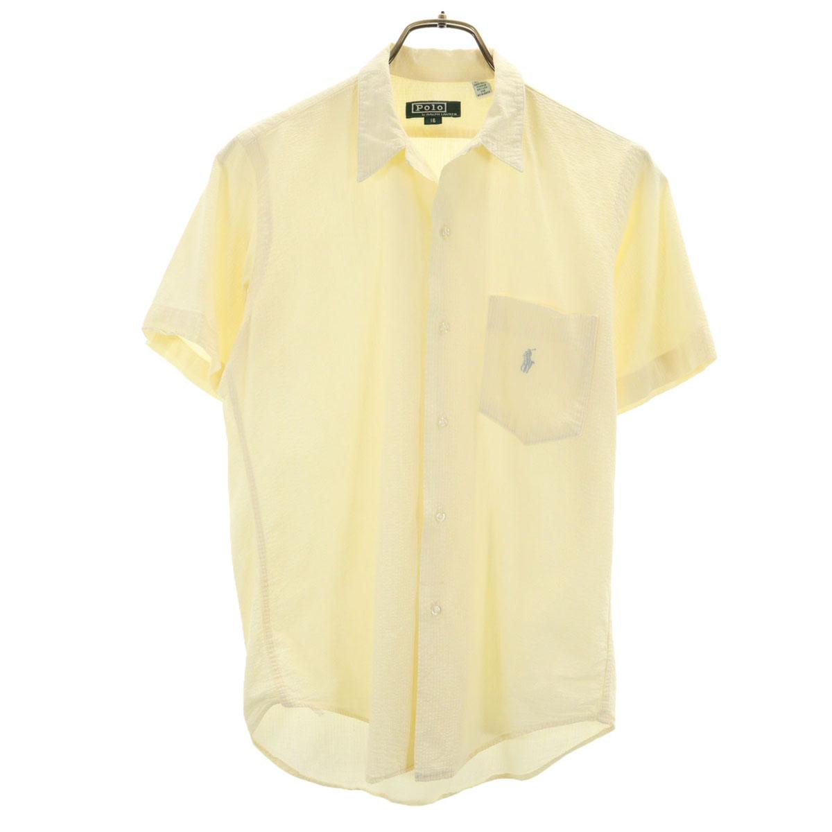 

Polo by Ralph Lauren 80s Vintage Green Tag Boys Short sleeve Open collar shirt Kid s Used