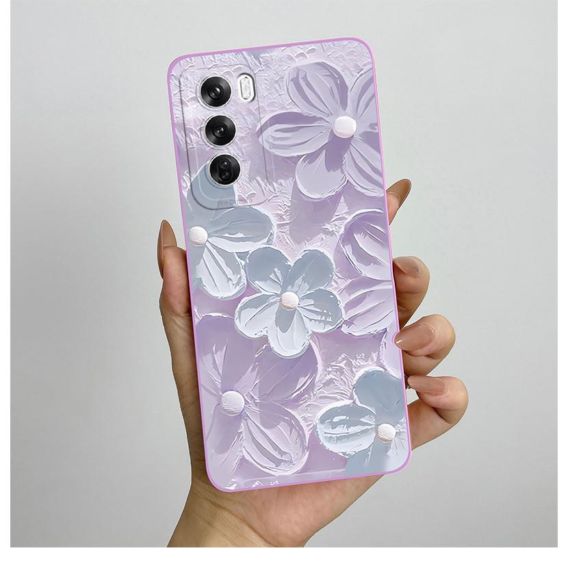 For OPPO Reno 12 CPH2625 Reno12 Pro Phone Case 12pro 5G CPH2629 Love Heart Silicone Soft Shockproof Back Cover Protective Shell