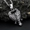 Nordic Viking Stainless Steel Odin Double Raven Pendant Necklaces For Men Women Gothic Vintage Amulet Jewelry Gifts Dropshipping