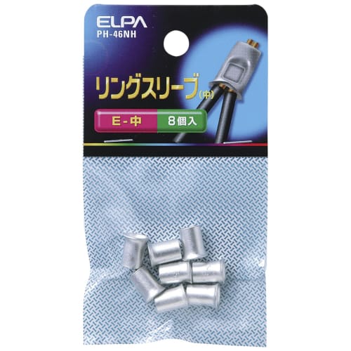 ELPA VA Sleeve Wiring Crimp Sleeve M Maximum Rated Current/30A Total Length/10.0mm PH-46NH